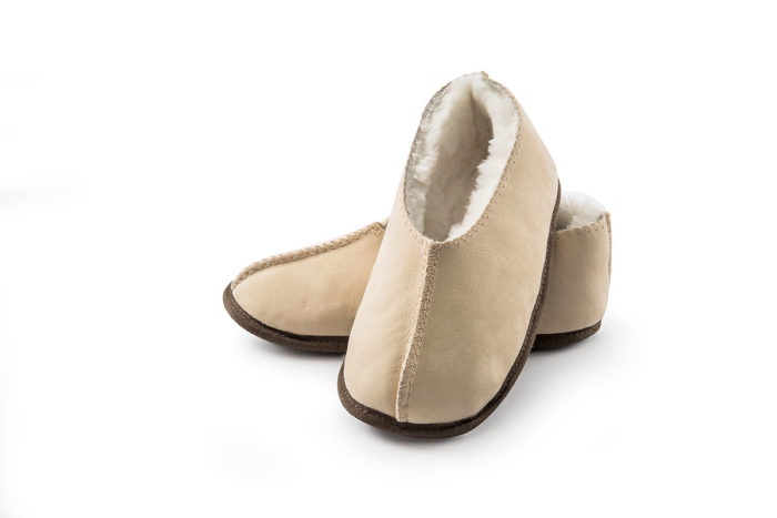 Karu Shloffy Sheepskin Travel Slippers Ladies